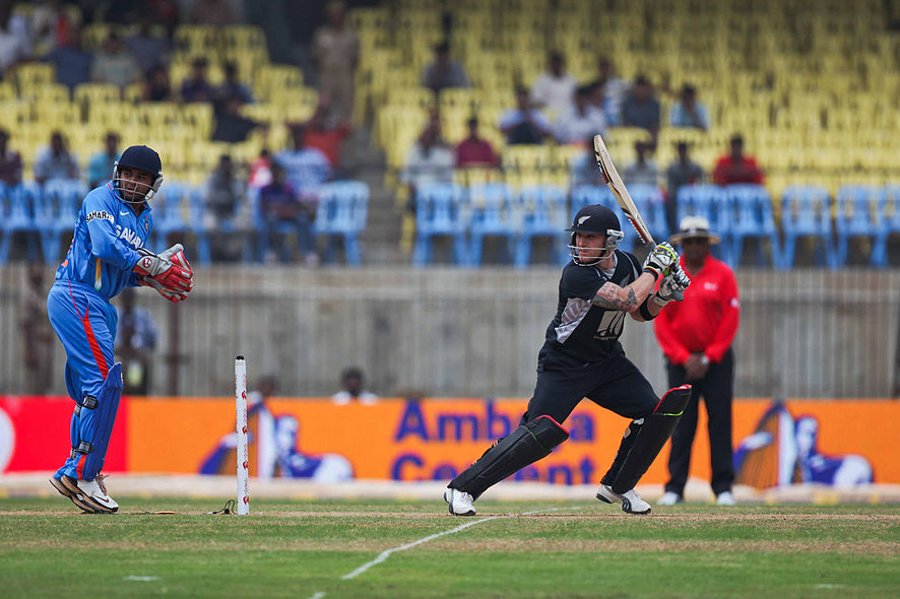 Brendon McCullum Batting For New Zealand