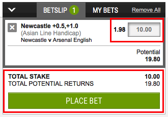 Ladbrokes betslip
