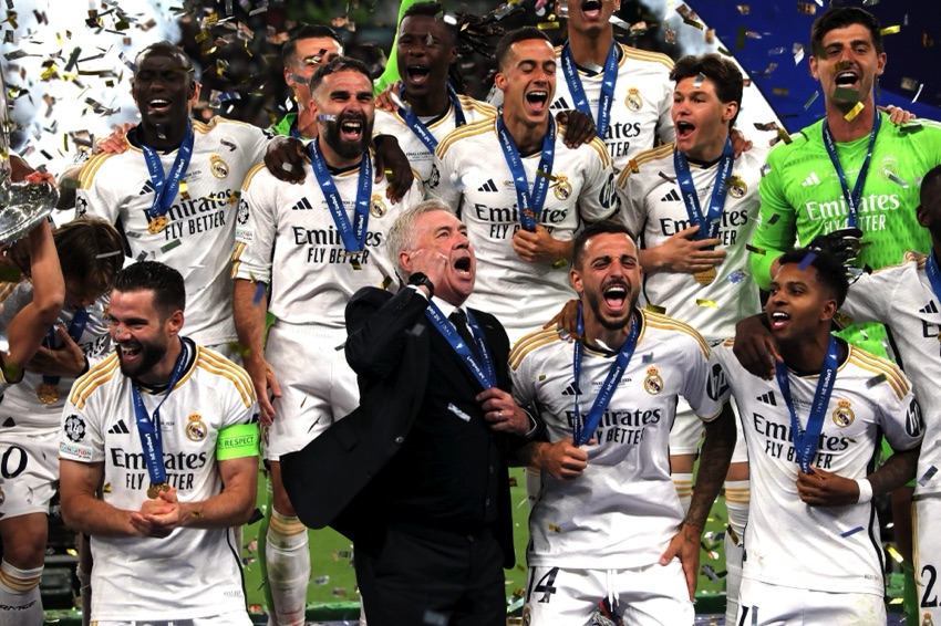 Real Madrid celebrates league win