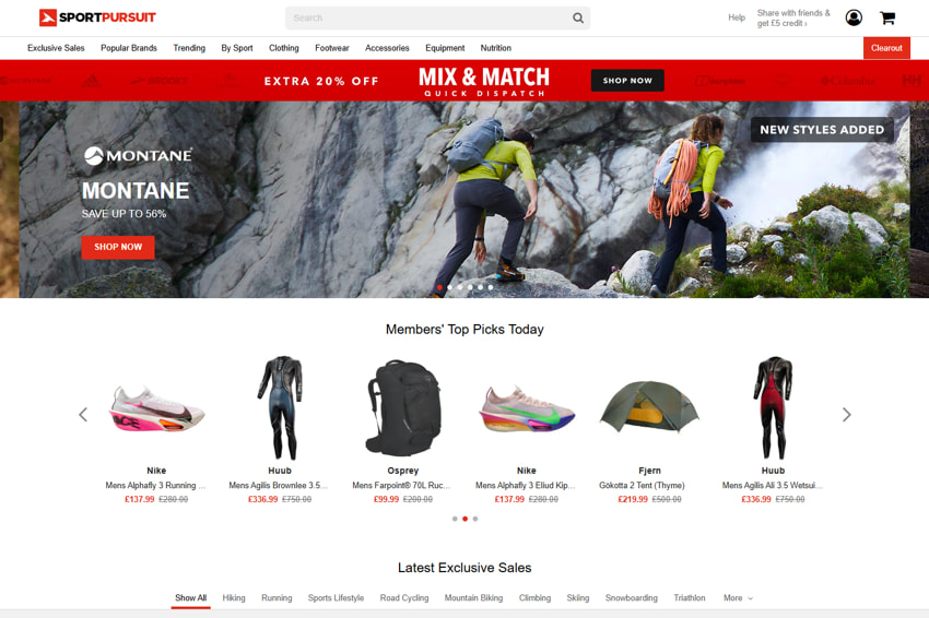 SportPursuit Screenshot