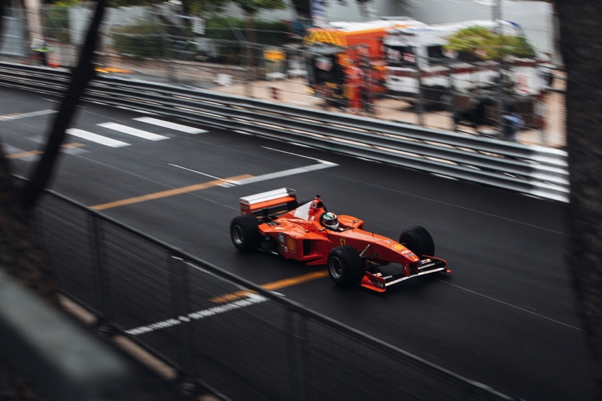 Monaco Grand Prix Ferrari racecar